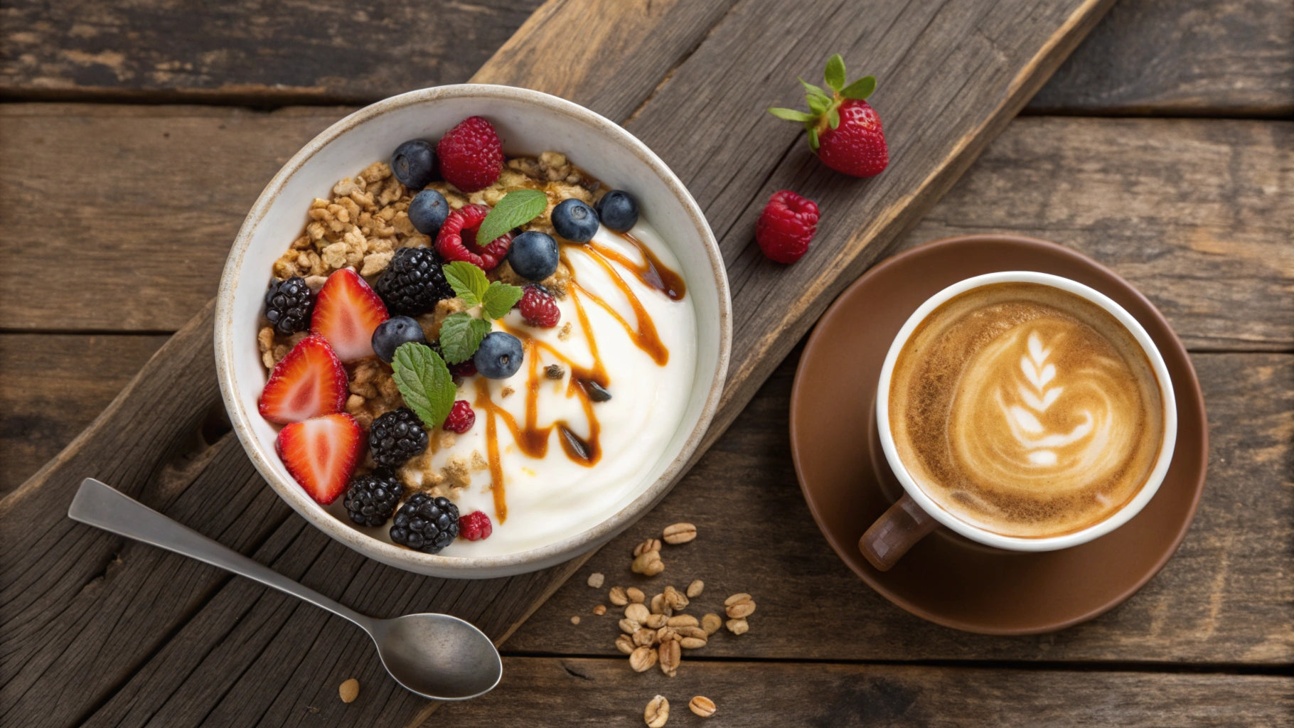Setting North Yogurt with Maple Syrup