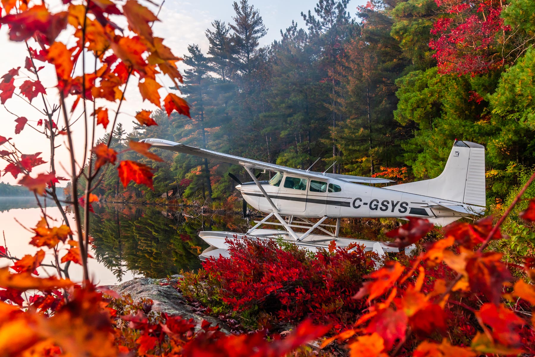 Fall Floatplane Camping in Ontario